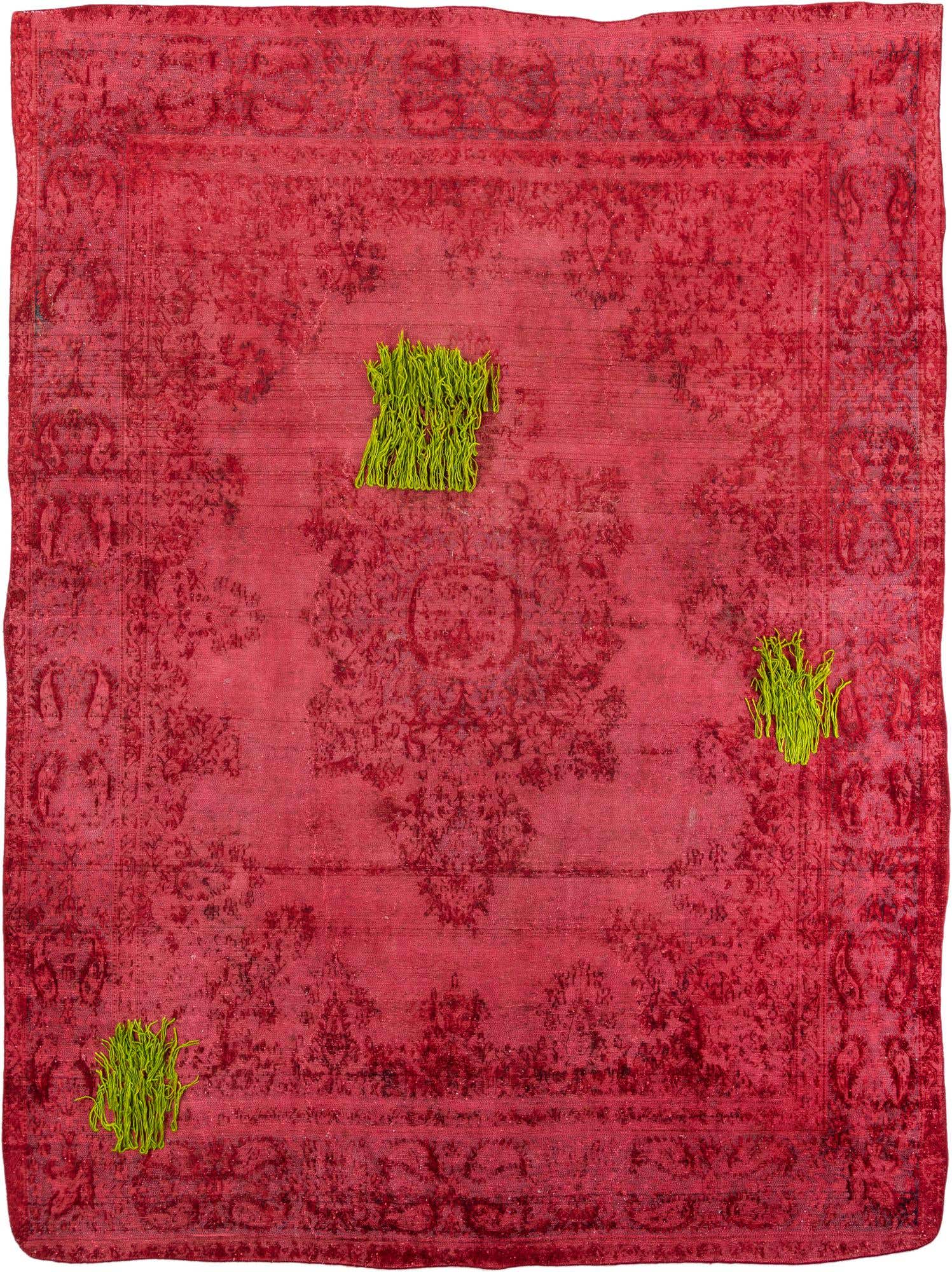 9' 4 x 12' 6 Hand Knotted Ultra Vintage Persian Wool Rug
