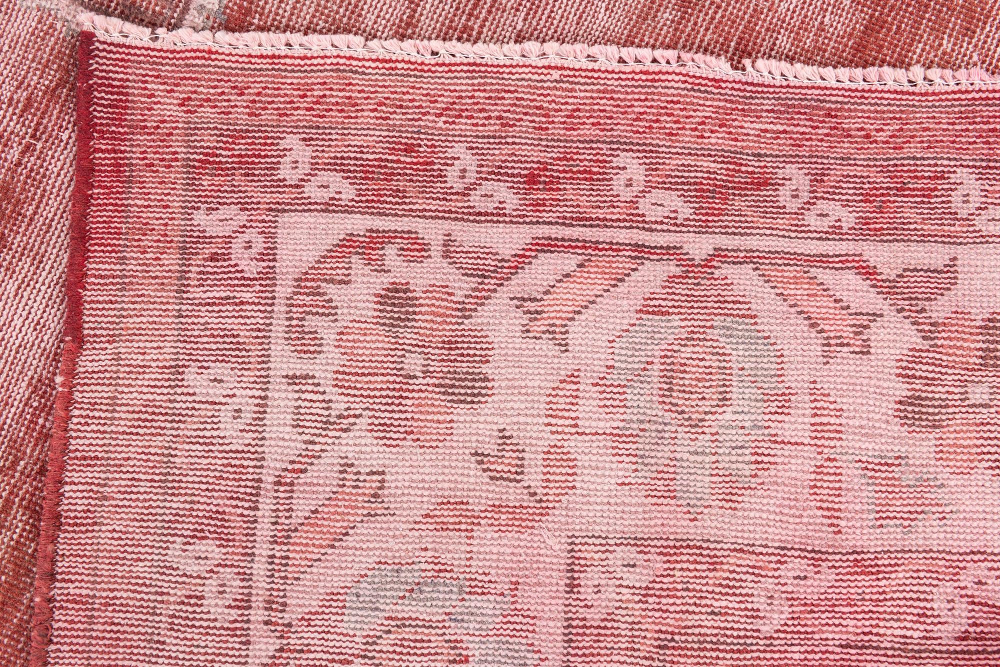 8' 7 x 11' 8 Hand Knotted Ultra Vintage Persian Wool Rug
