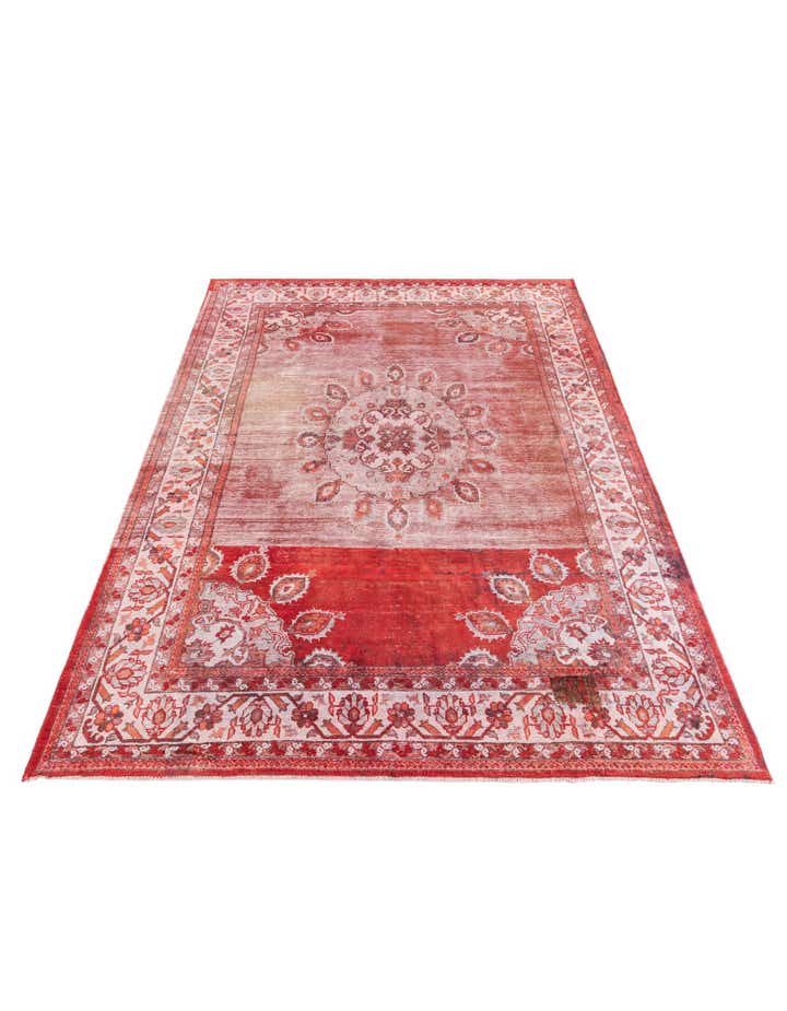 8' 7 x 11' 8 Hand Knotted Ultra Vintage Persian Wool Rug