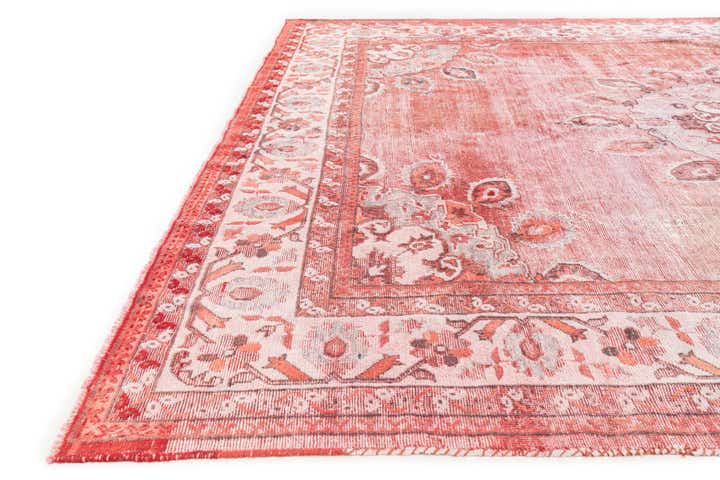 8' 7 x 11' 8 Hand Knotted Ultra Vintage Persian Wool Rug