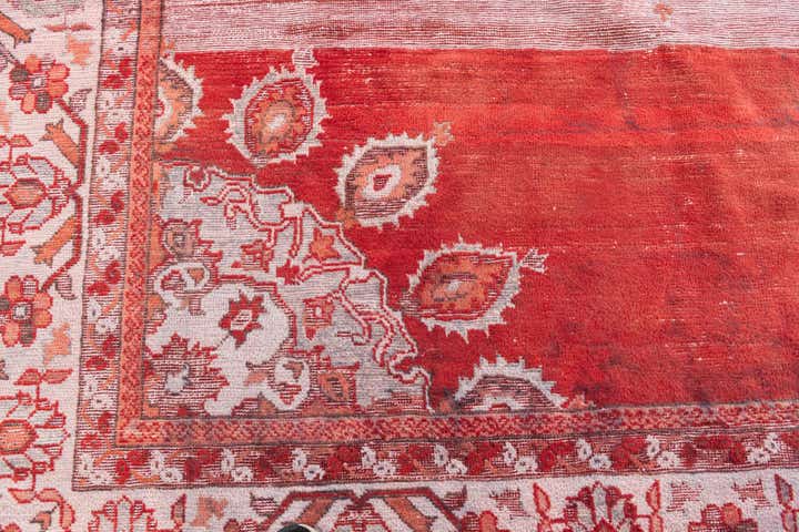 8' 7 x 11' 8 Hand Knotted Ultra Vintage Persian Wool Rug