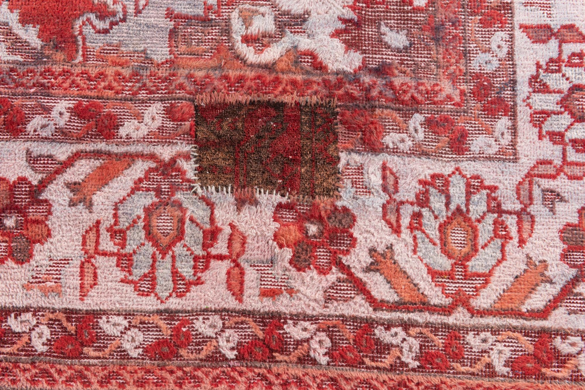 8' 7 x 11' 8 Hand Knotted Ultra Vintage Persian Wool Rug