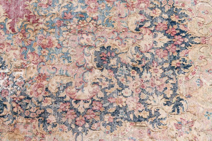 9' 5 x 12' 8 Hand Knotted Ultra Vintage Persian Wool Rug