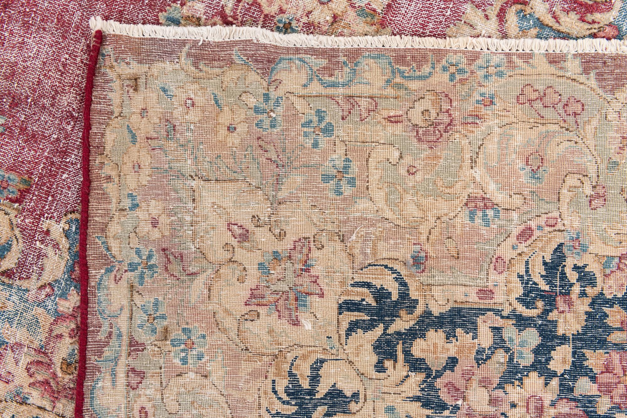 9' 5 x 12' 8 Hand Knotted Ultra Vintage Persian Wool Rug