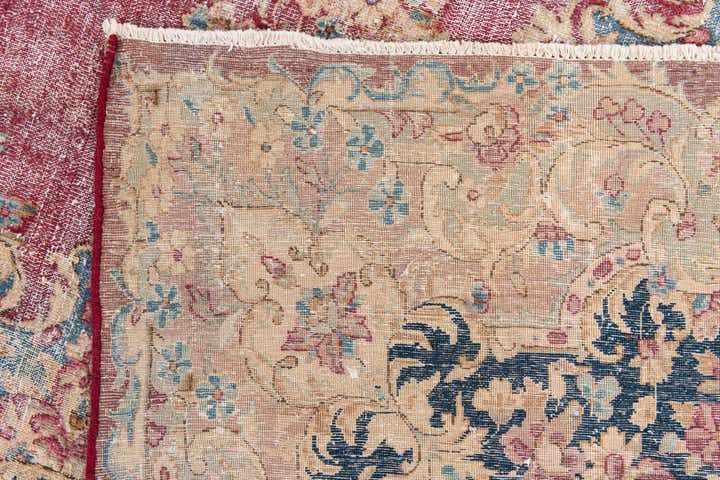 9' 5 x 12' 8 Hand Knotted Ultra Vintage Persian Wool Rug