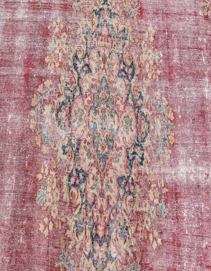 Detail image of 9' 5 x 12' 8  Hand Knotted Ultra Vintage Persian Wool Rug