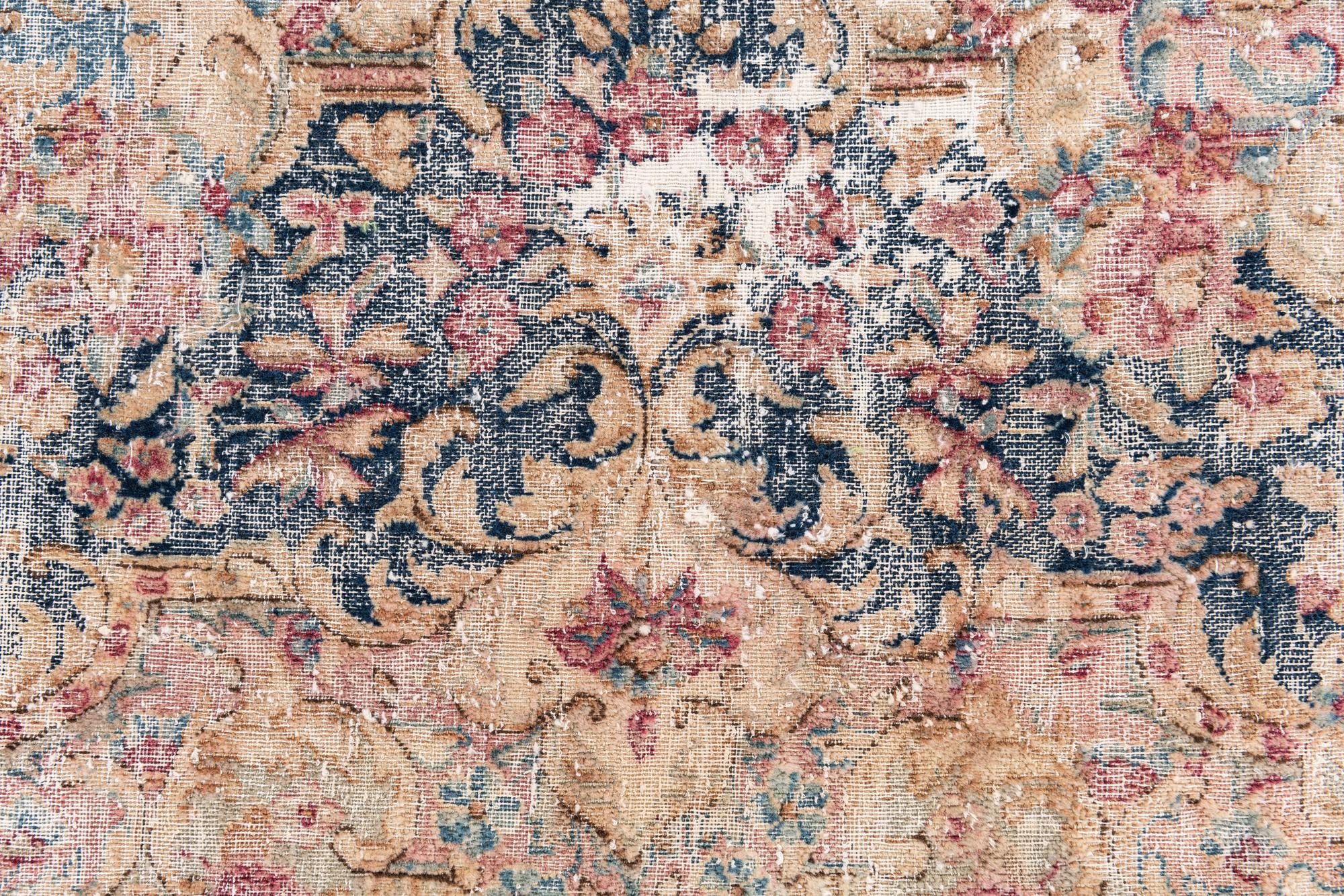 9' 5 x 12' 8 Hand Knotted Ultra Vintage Persian Wool Rug