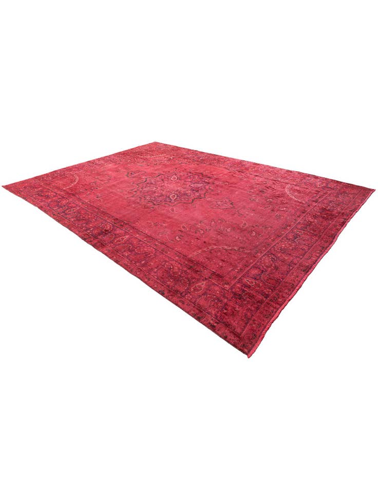 Detail image of 8' 10 x 12' 4 Hand Knotted Ultra Vintage Persian Wool Rug