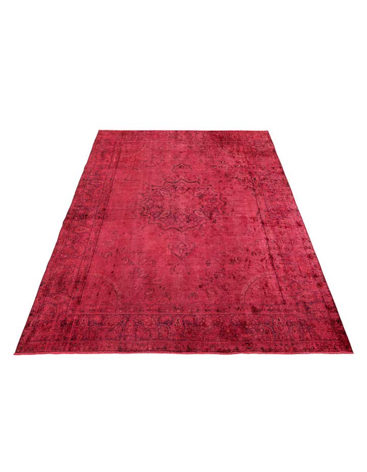 8' 10 x 12' 4 Hand Knotted Ultra Vintage Persian Wool Rug
