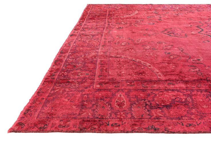 Detail image of 8' 10 x 12' 4 Hand Knotted Ultra Vintage Persian Wool Rug