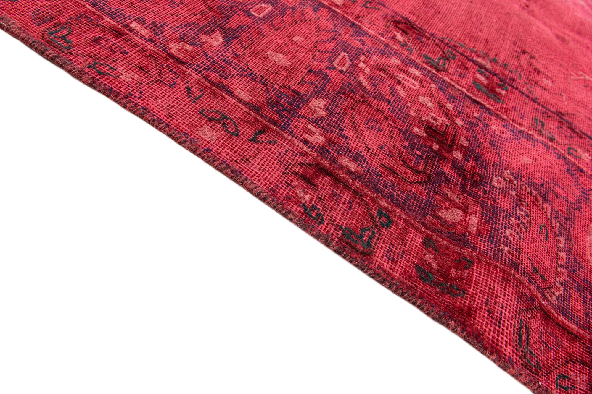 8' 10 x 12' 4 Hand Knotted Ultra Vintage Persian Wool Rug