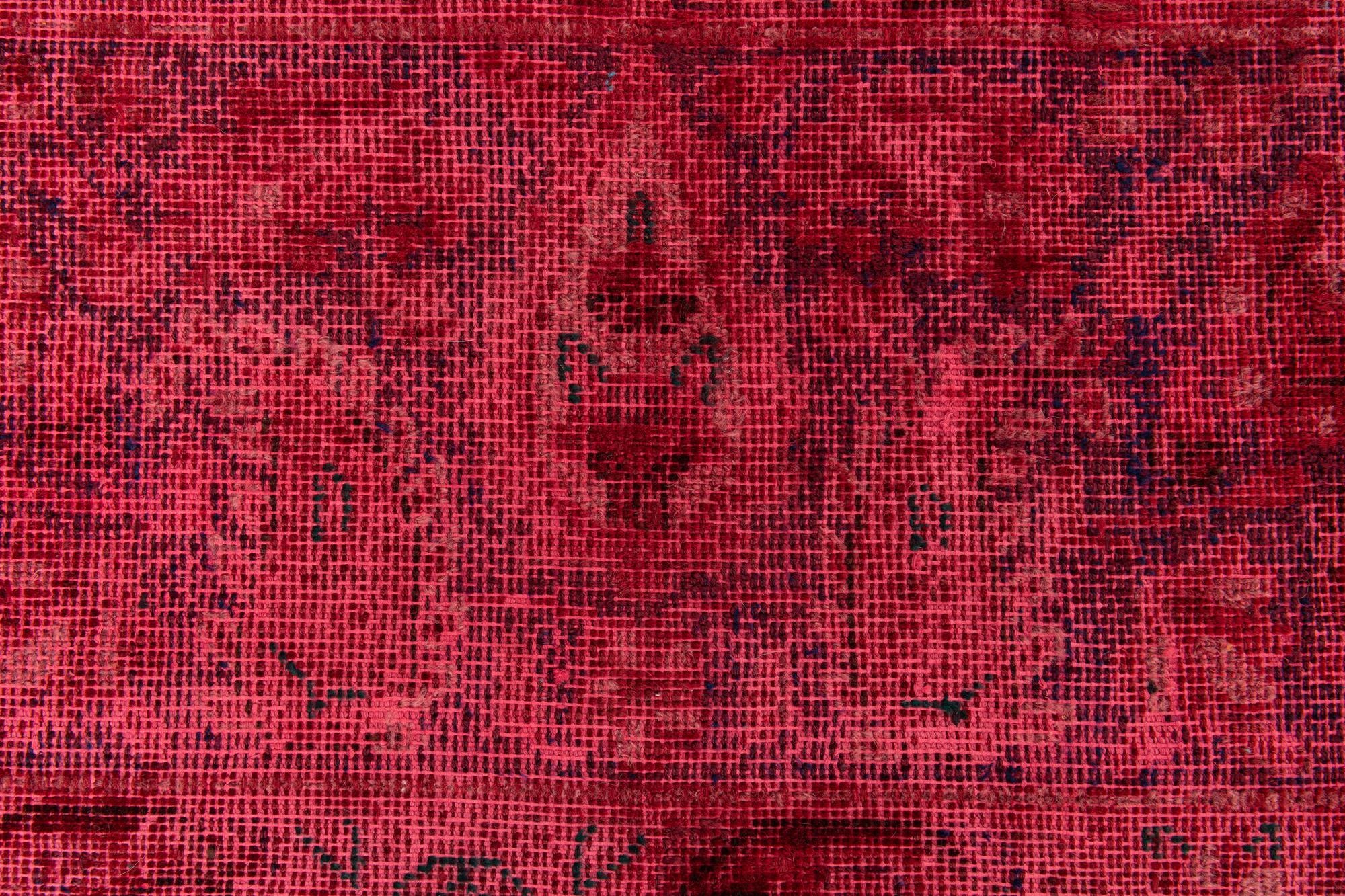 8' 10 x 12' 4 Hand Knotted Ultra Vintage Persian Wool Rug