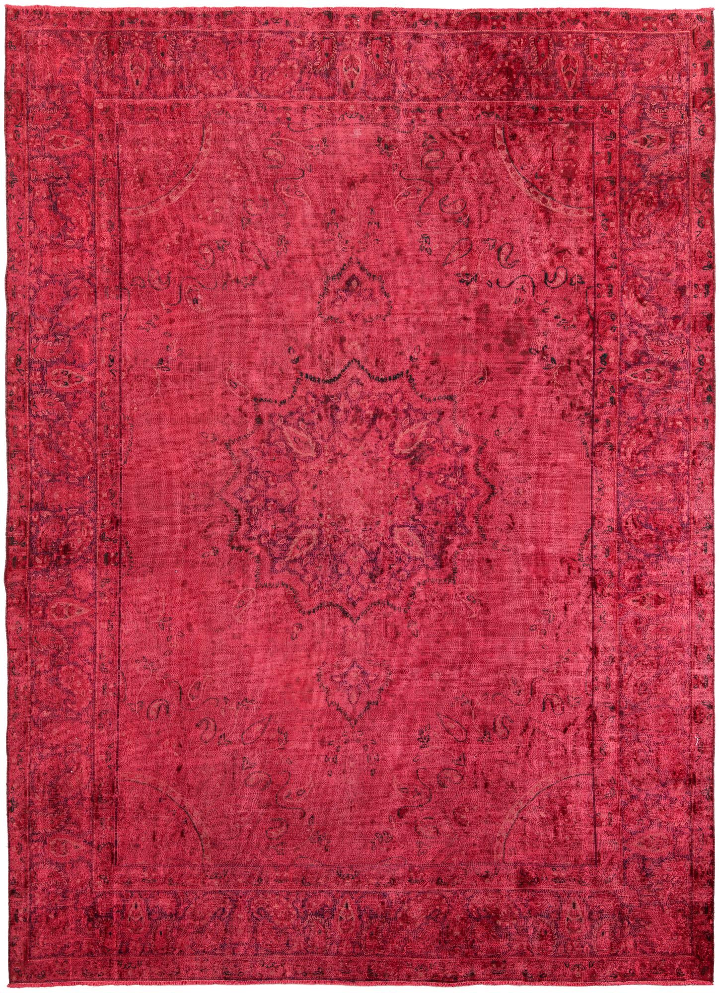 8' 10 x 12' 4 Hand Knotted Ultra Vintage Persian Wool Rug