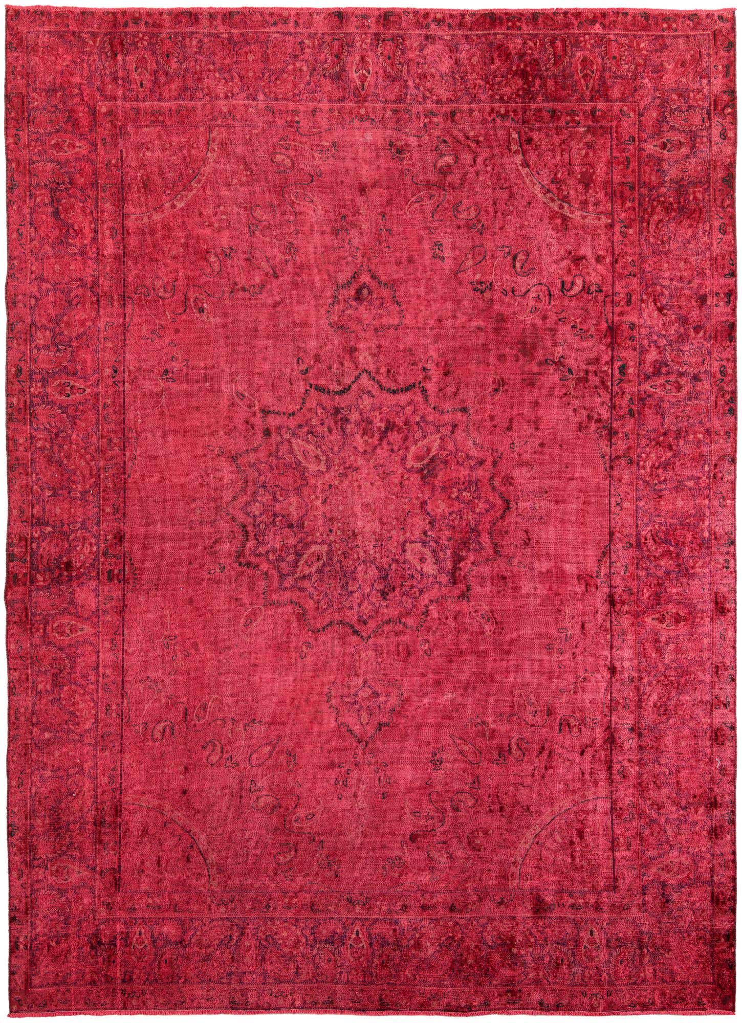 8' 10 x 12' 4 Hand Knotted Ultra Vintage Persian Wool Rug