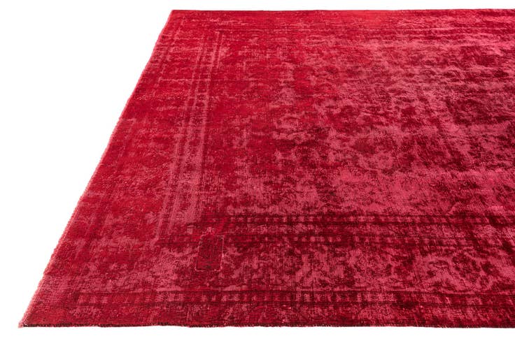 Detail image of 9' 1 x 12' 4 Hand Knotted Ultra Vintage Persian Wool Rug