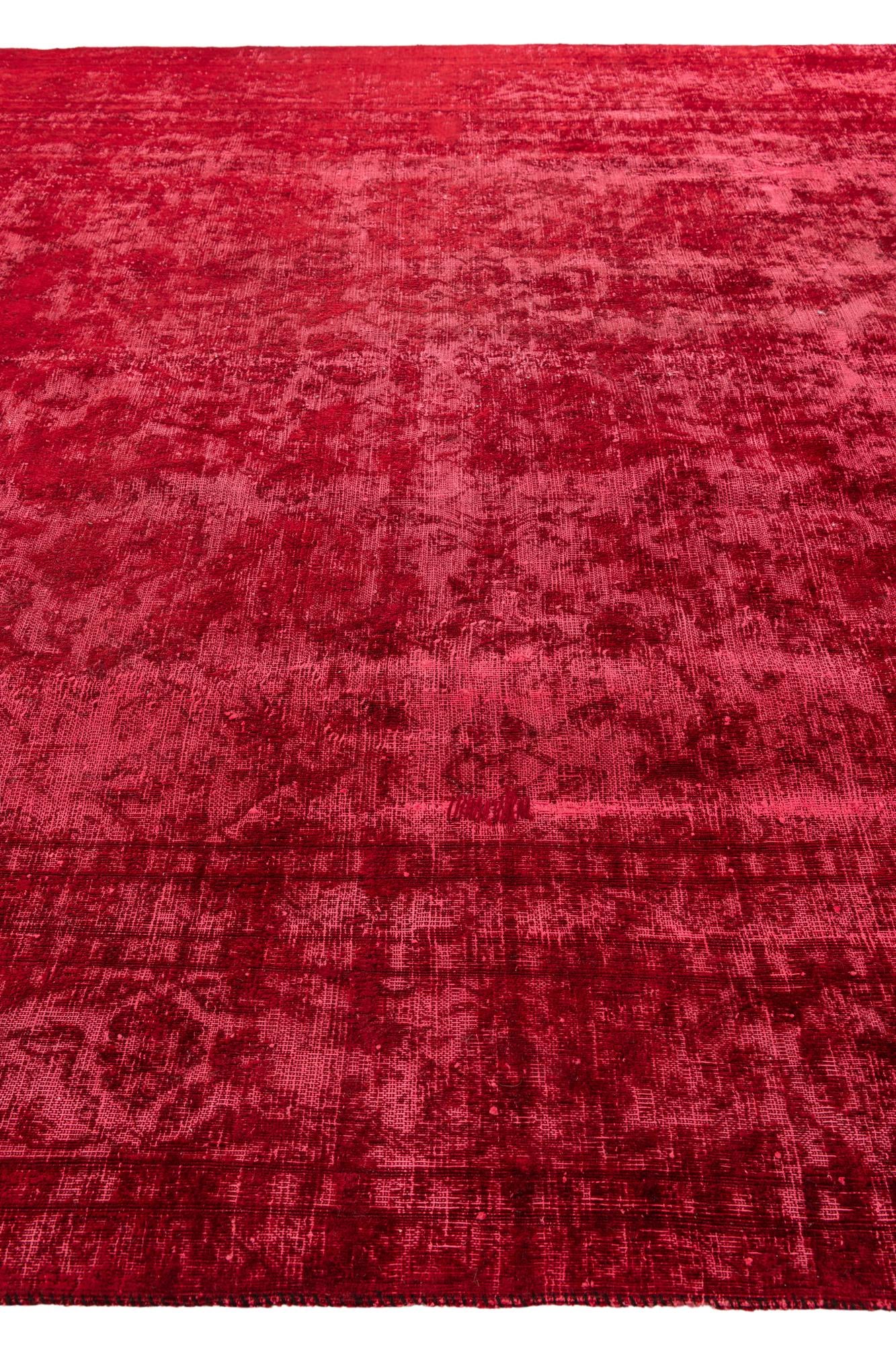 9' 1 x 12' 4 Hand Knotted Ultra Vintage Persian Wool Rug