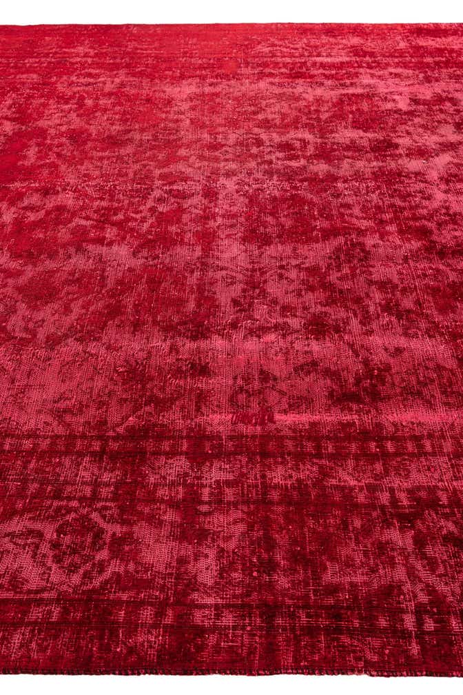 9' 1 x 12' 4 Hand Knotted Ultra Vintage Persian Wool Rug