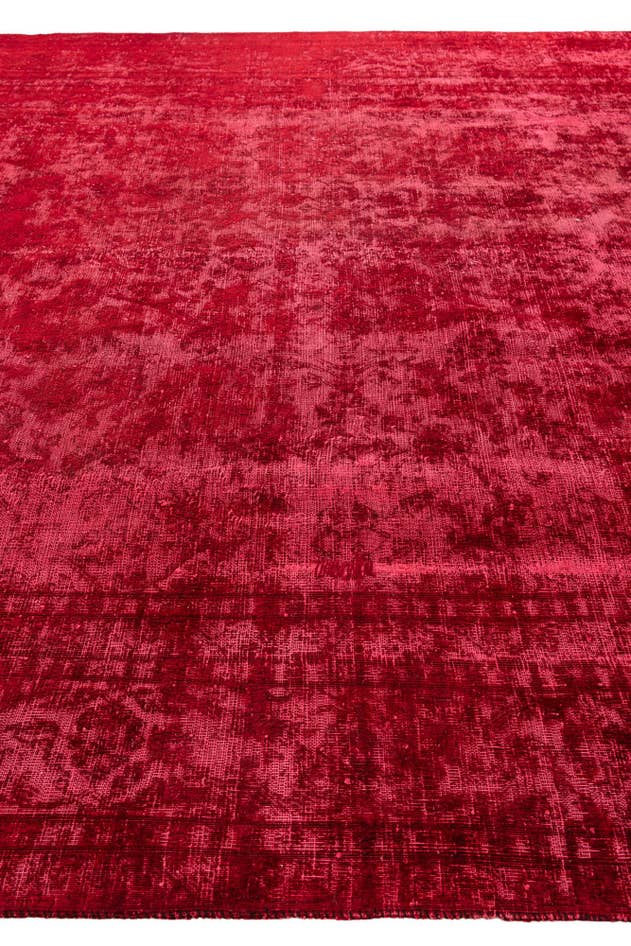 Detail image of 9' 1 x 12' 4 Hand Knotted Ultra Vintage Persian Wool Rug