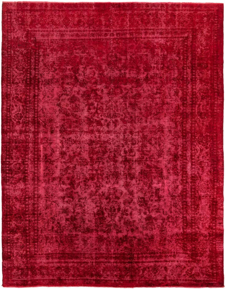 Detail image of 9' 1 x 12' 4 Hand Knotted Ultra Vintage Persian Wool Rug