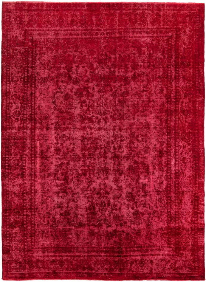 Detail image of 9' 1 x 12' 4 Hand Knotted Ultra Vintage Persian Wool Rug