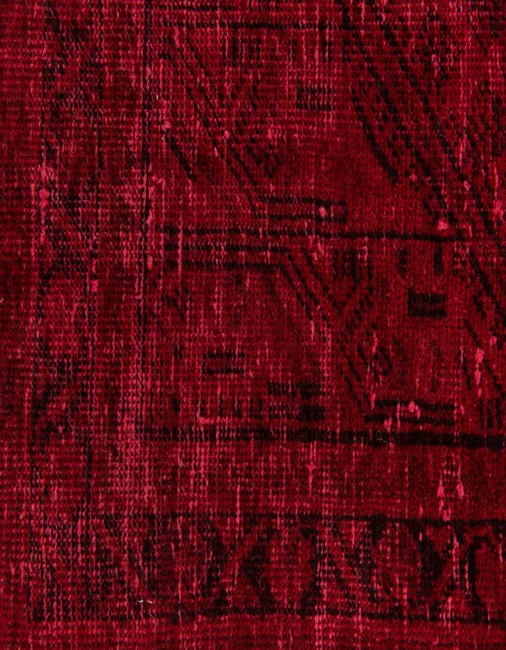 Detail image of 3' 7 x 5'  Hand Knotted Ultra Vintage Persian Wool Rug