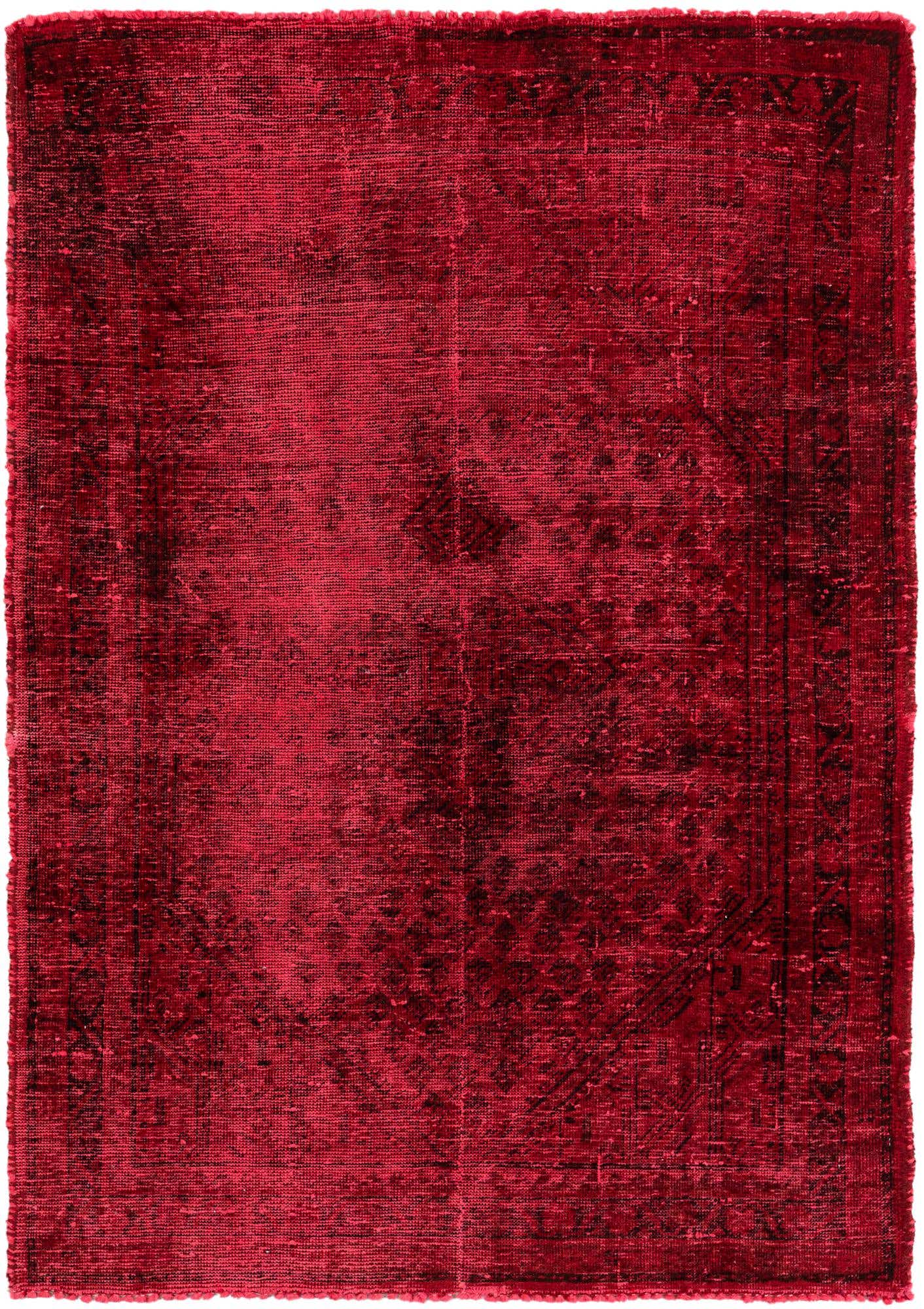 3' 7 x 5' Hand Knotted Ultra Vintage Persian Wool Rug