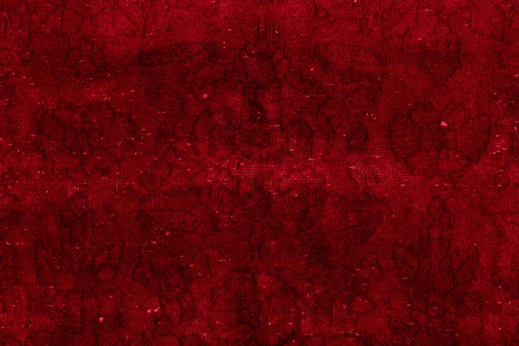 Detail image of 4' 10 x 6' 8 Hand Knotted Ultra Vintage Persian Wool Rug