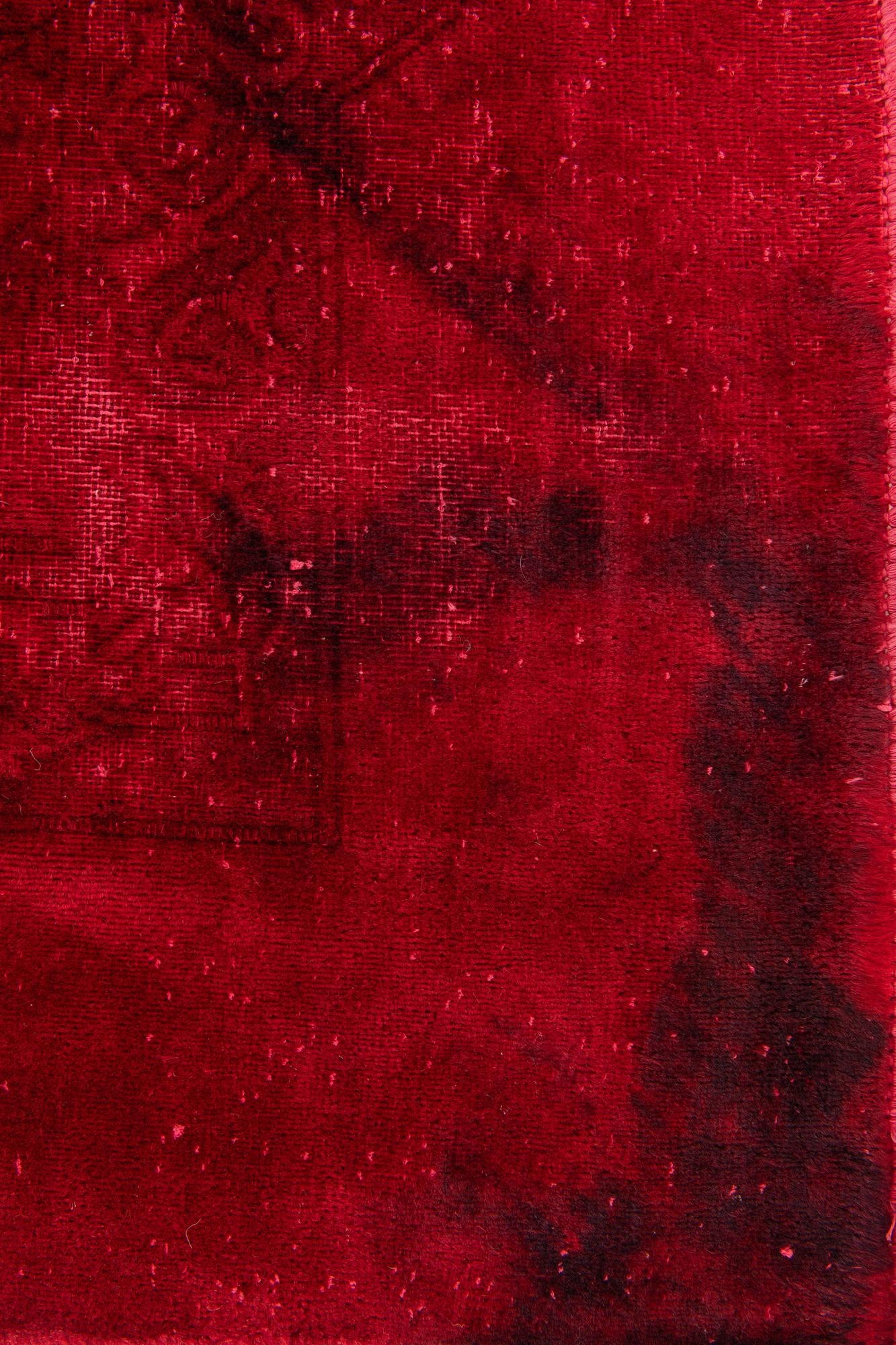 4' 10 x 6' 8 Hand Knotted Ultra Vintage Persian Wool Rug