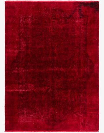 4' 10 x 6' 8 Hand Knotted Ultra Vintage Persian Wool Rug