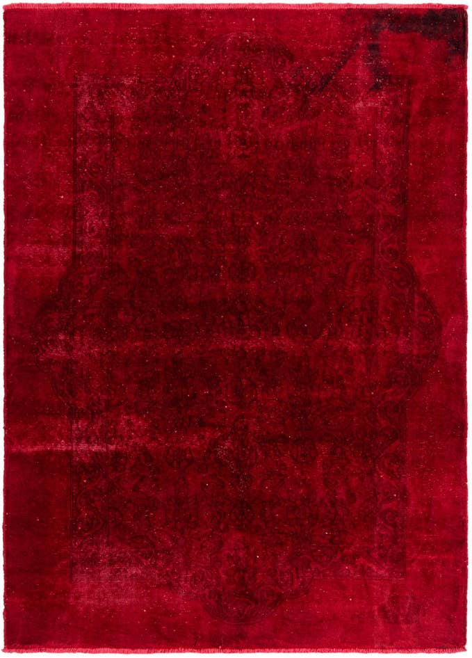 Detail image of 4' 10 x 6' 8 Hand Knotted Ultra Vintage Persian Wool Rug