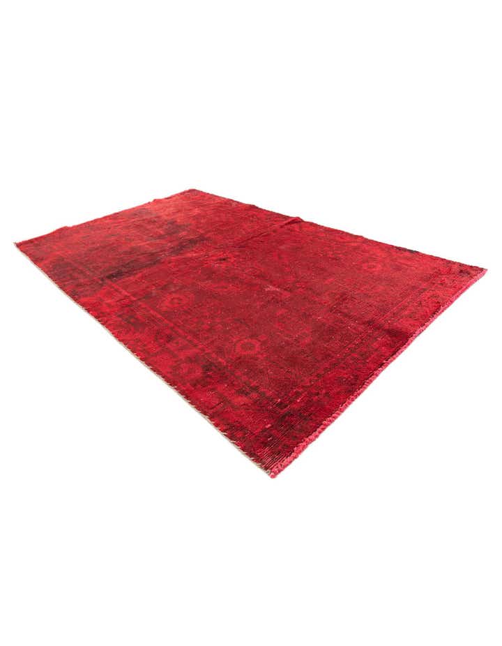 4' 3 x 6' 7 Hand Knotted Ultra Vintage Persian Wool Rug