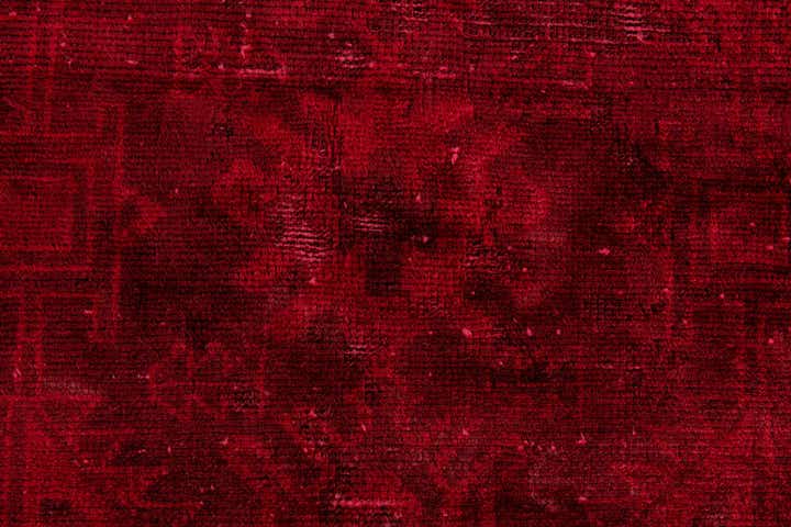 4' 3 x 6' 7 Hand Knotted Ultra Vintage Persian Wool Rug