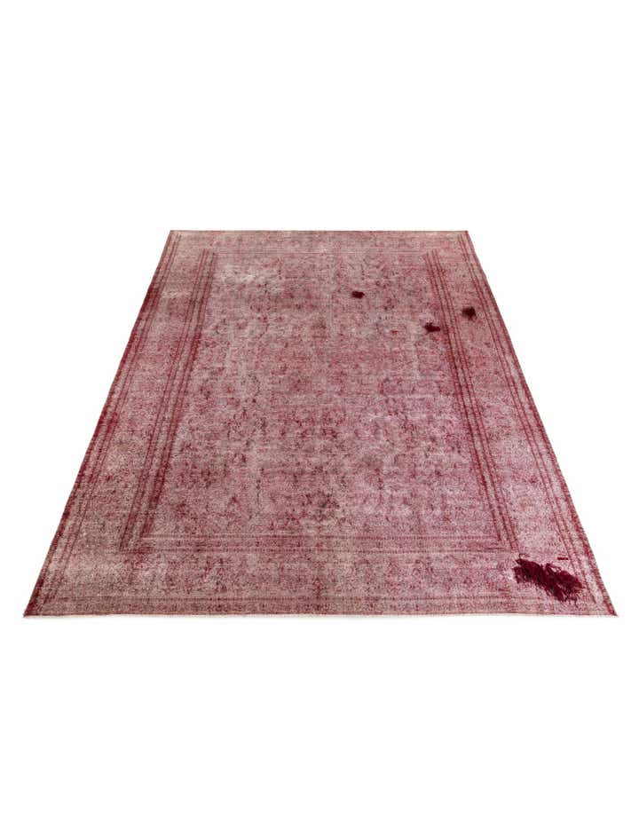 10' x 13' 6 Hand Knotted Ultra Vintage Persian Wool Rug