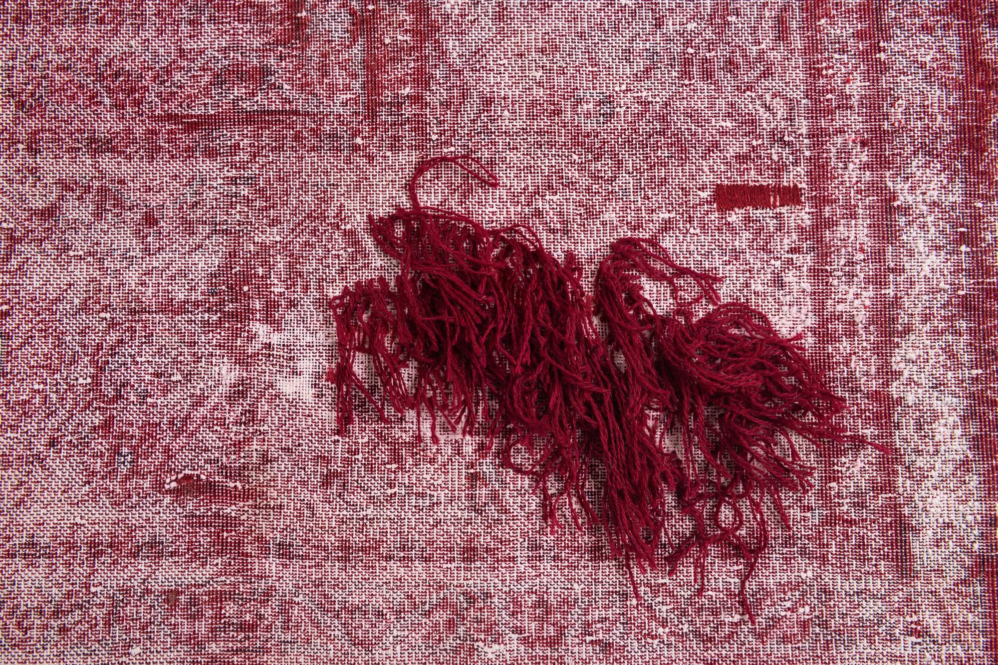 10' x 13' 6 Hand Knotted Ultra Vintage Persian Wool Rug