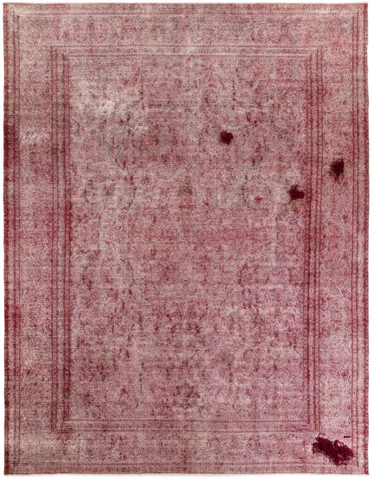 Detail image of 10' x 13' 6 Hand Knotted Ultra Vintage Persian Wool Rug