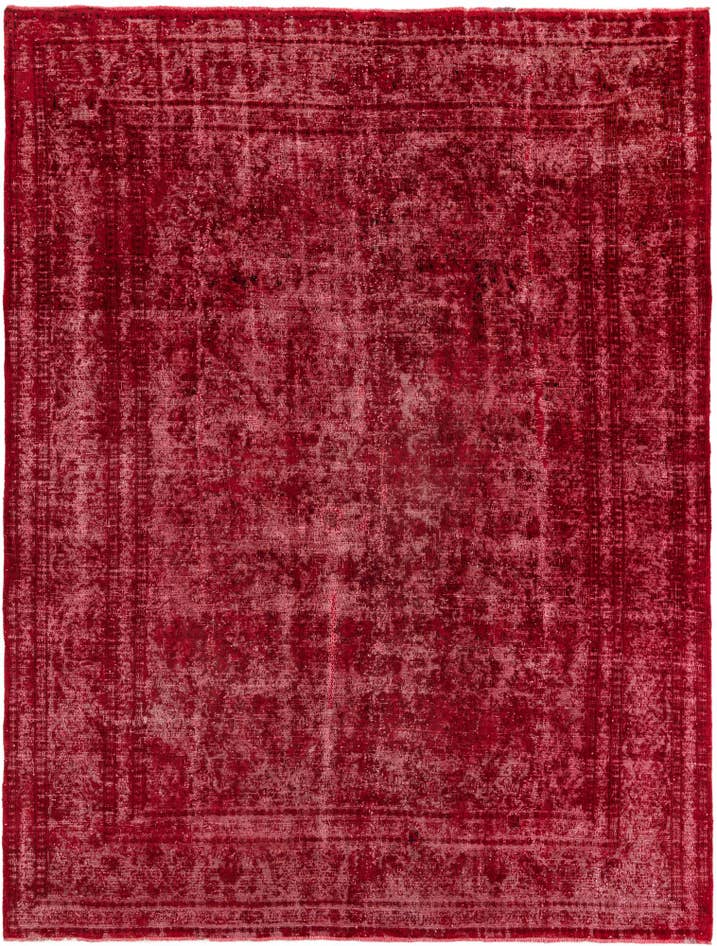 Detail image of 9' 6 x 12' 3 Hand Knotted Ultra Vintage Persian Wool Rug