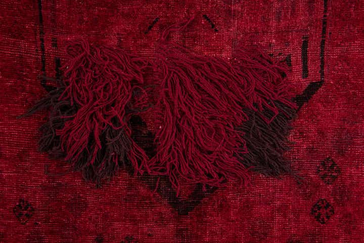 4' 7 x 8' 2 Hand Knotted Ultra Vintage Persian Wool Rug