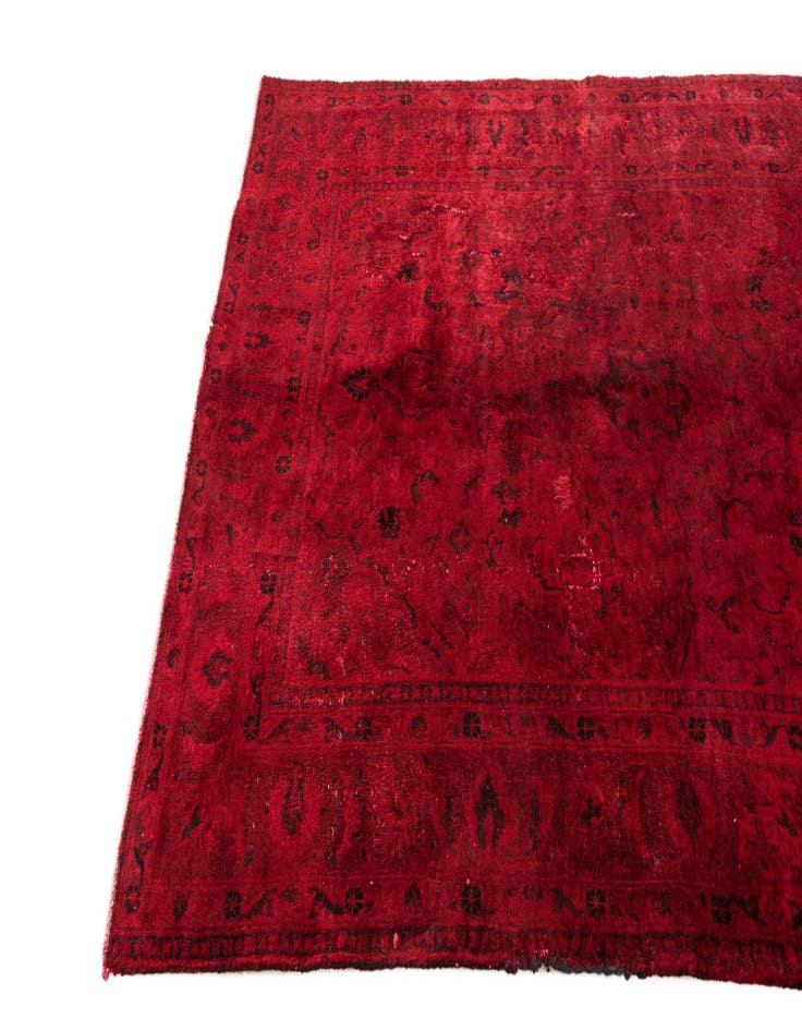 Detail image of 4' 7 x 6' 9  Hand Knotted Ultra Vintage Persian Wool Rug