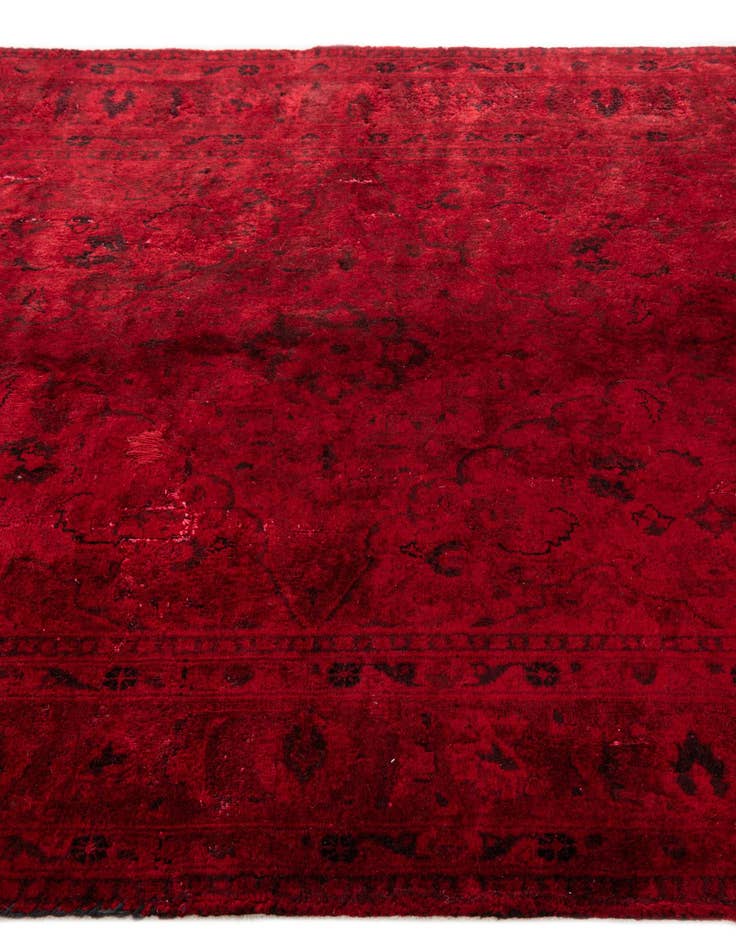 Detail image of 4' 7 x 6' 9  Hand Knotted Ultra Vintage Persian Wool Rug