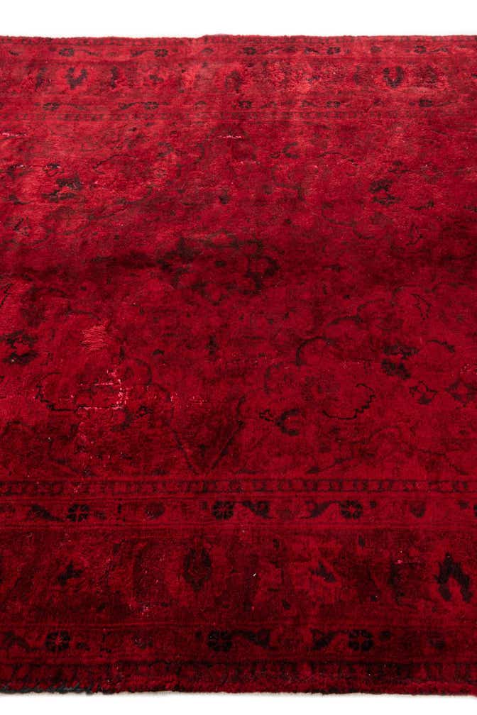 4' 7 x 6' 9 Hand Knotted Ultra Vintage Persian Wool Rug