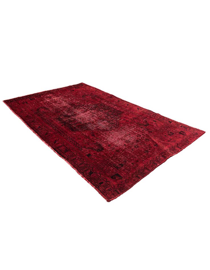 Detail image of 3' 10 x 6' 4 Hand Knotted Ultra Vintage Persian Wool Rug