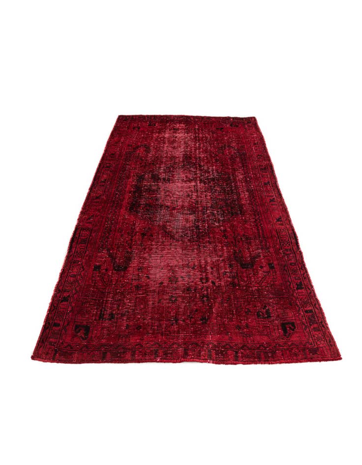 Detail image of 3' 10 x 6' 4  Hand Knotted Ultra Vintage Persian Wool Rug