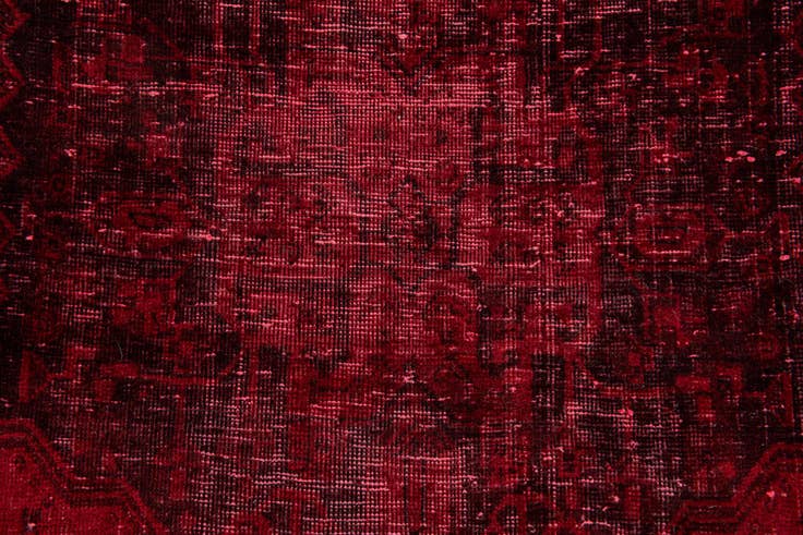 Detail image of 3' 10 x 6' 4 Hand Knotted Ultra Vintage Persian Wool Rug