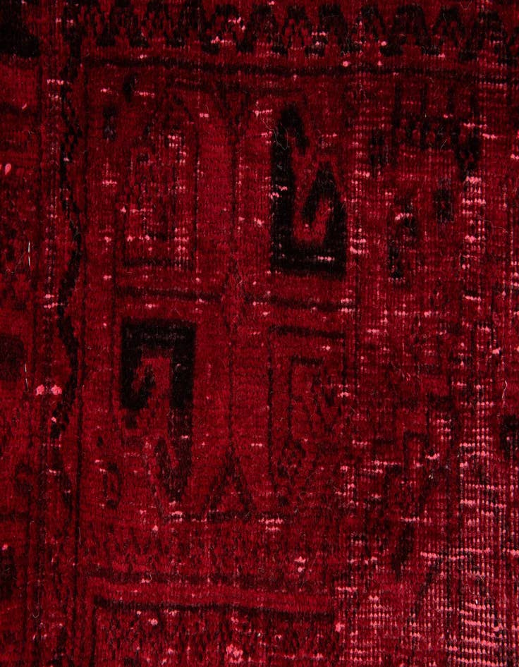 Detail image of 3' 10 x 6' 4  Hand Knotted Ultra Vintage Persian Wool Rug