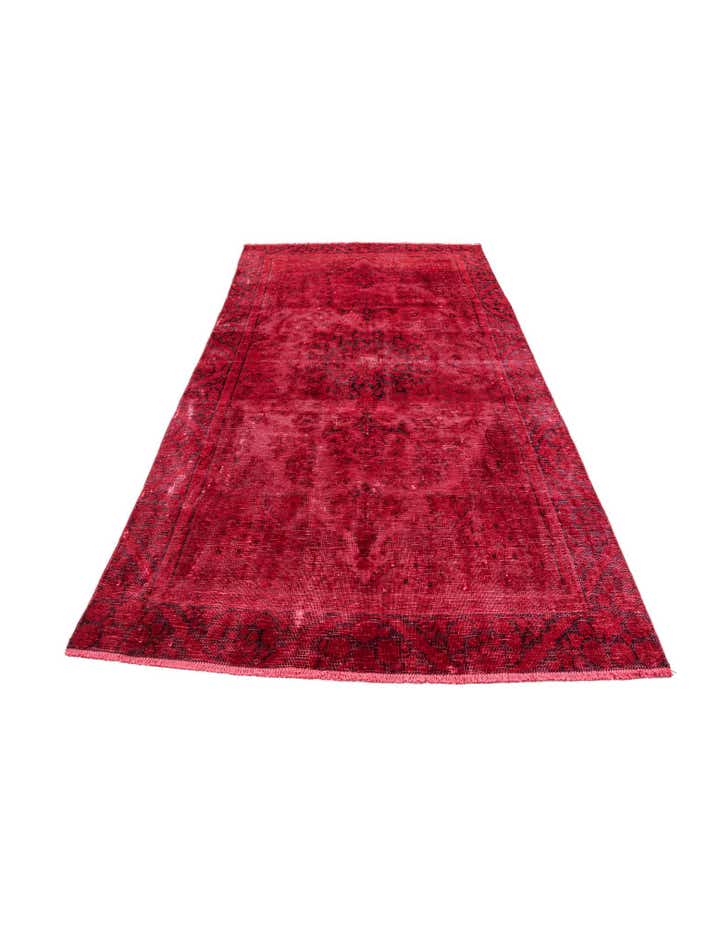 4' 4 x 7' 10 Hand Knotted Ultra Vintage Persian Wool Rug