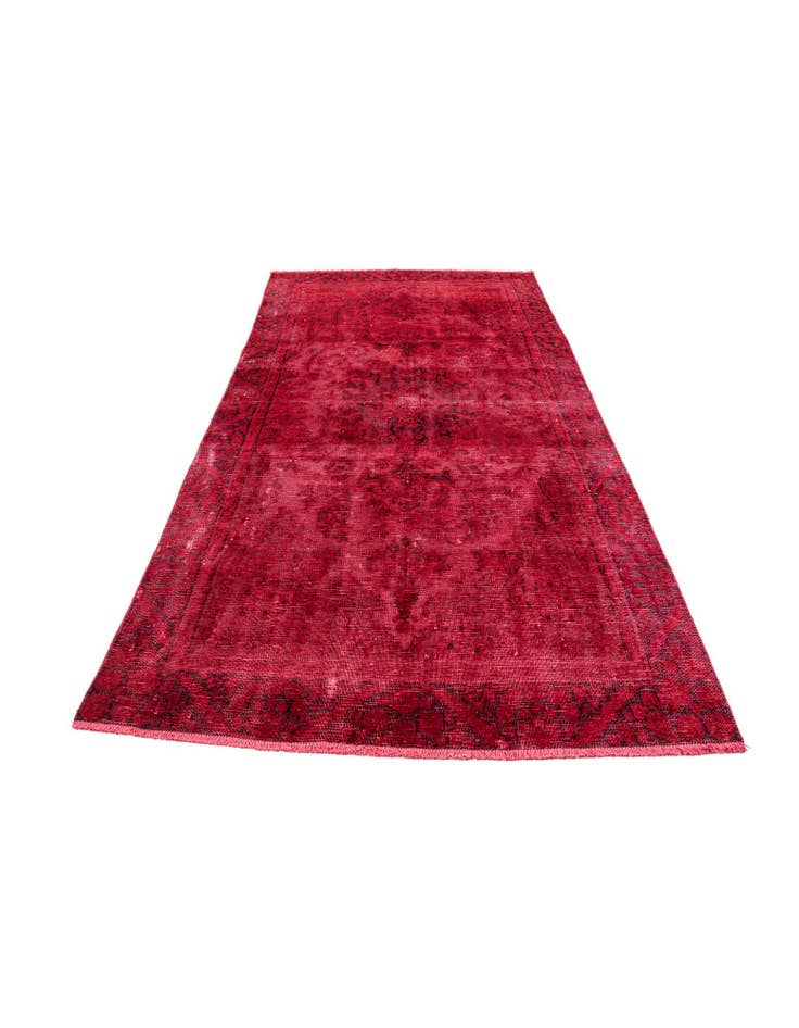 Detail image of 4' 4 x 7' 10 Hand Knotted Ultra Vintage Persian Wool Rug