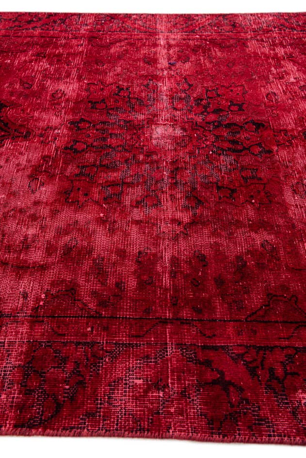 Detail image of 4' 4 x 7' 10 Hand Knotted Ultra Vintage Persian Wool Rug
