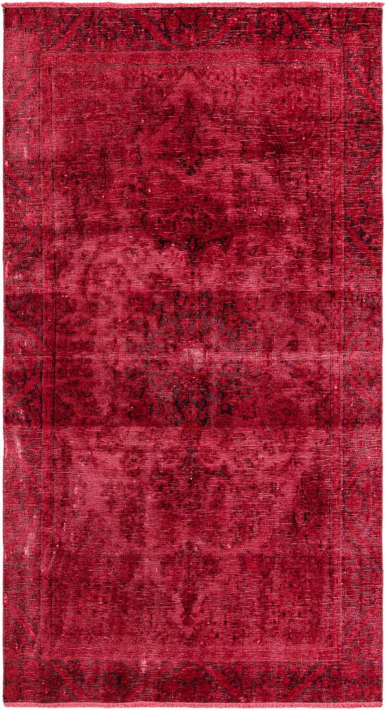 4' 4 x 7' 10 Hand Knotted Ultra Vintage Persian Wool Rug