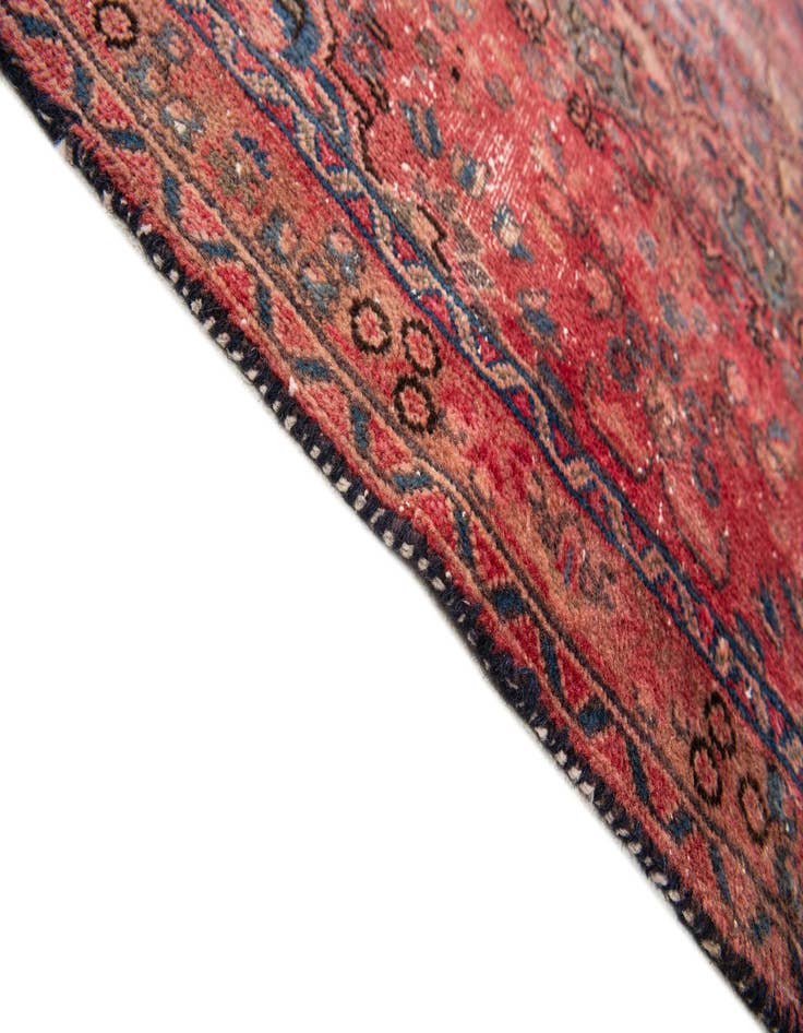 Detail image of 4' 10 x 7' 7  Hand Knotted Ultra Vintage Persian Wool Rug