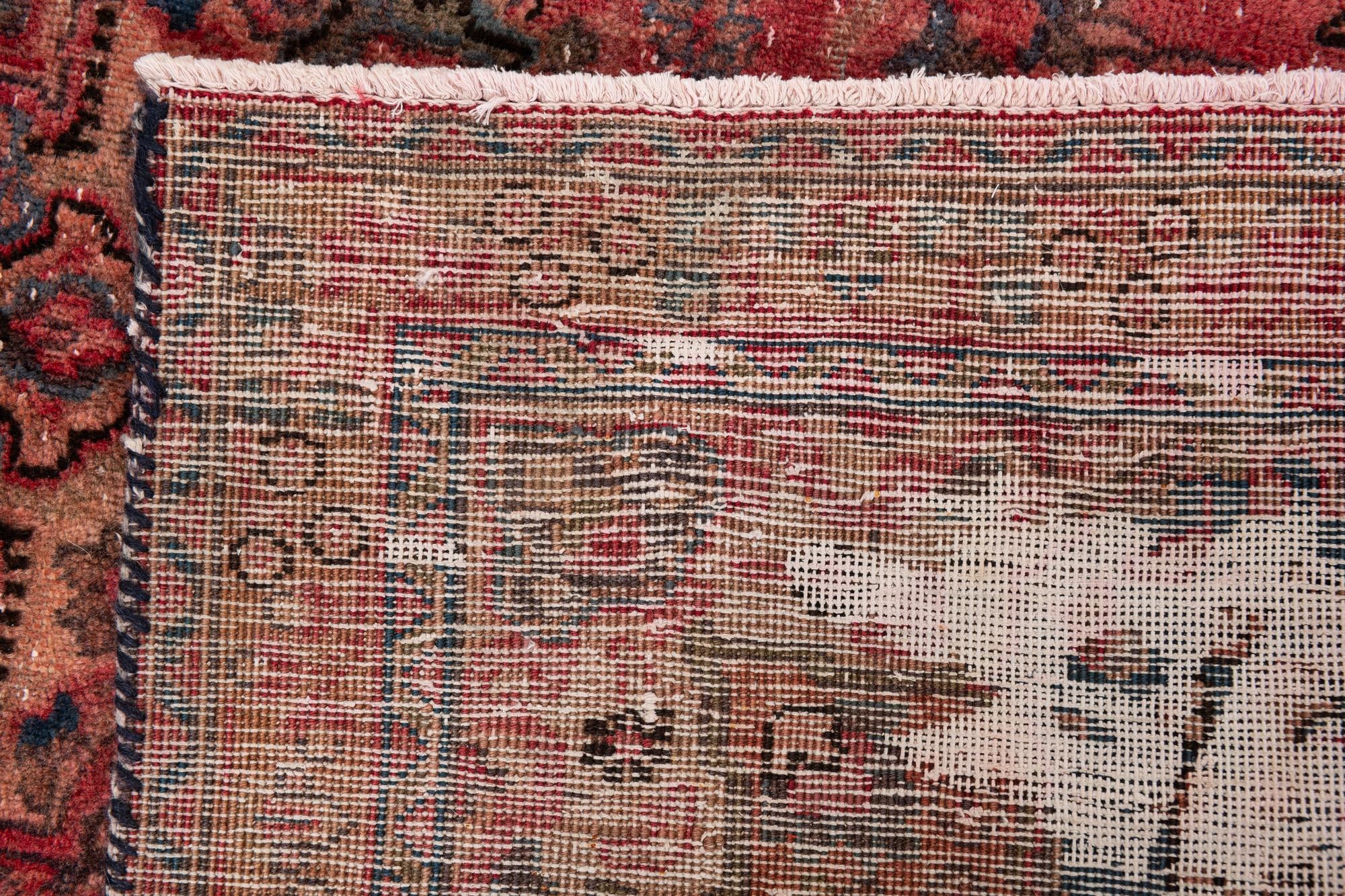 4' 10 x 7' 7 Hand Knotted Ultra Vintage Persian Wool Rug